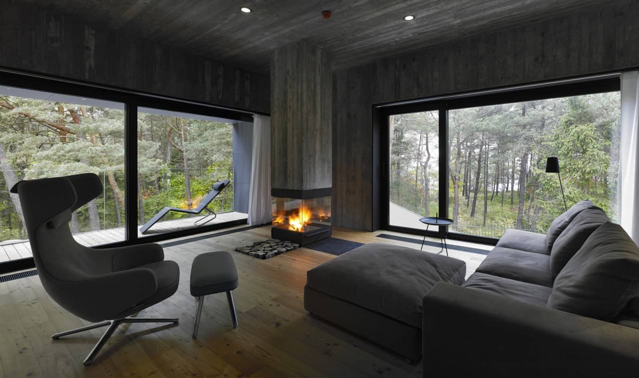 Concrete and Timber Seaside House