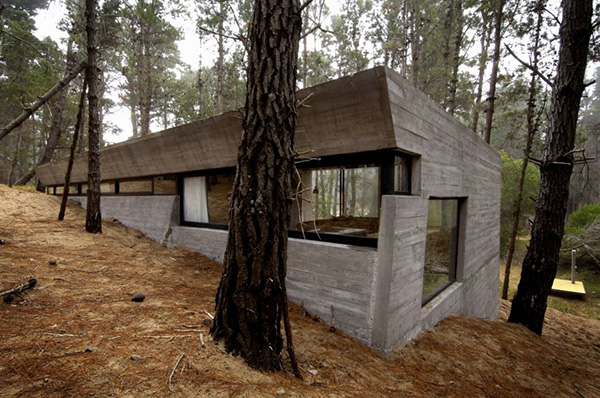 concrete house plan bak architects argentina 2