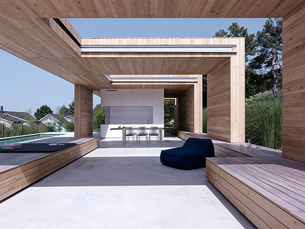 contemporary concrete house two verandas no windows 7