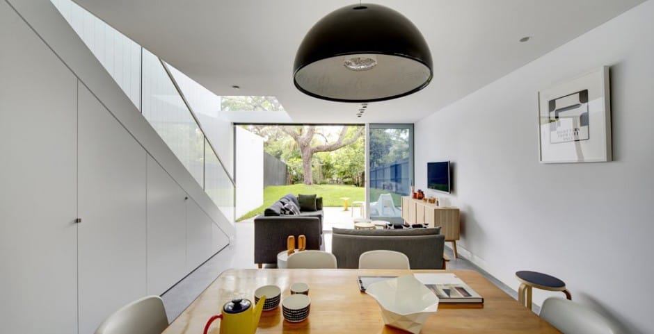 cool glass extension gives traditional home a modern edge 6