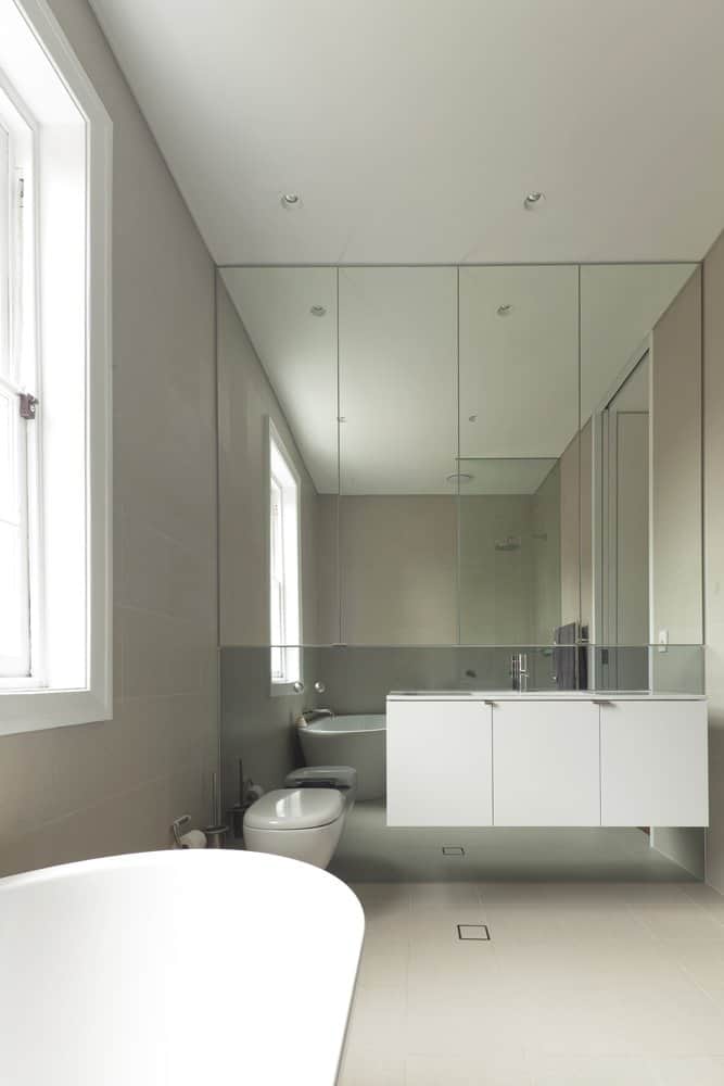 familiar touches modern design sydney home 22 mirror