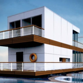 Floating home from Poland – Totally Deluxe, Modern and Mobile Water Home