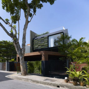 Garden Home Architecture in Singapore City Center
