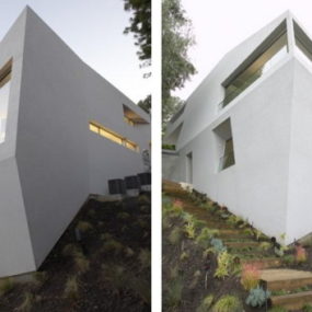 Modern Hillside Home Design by Johnston Marklee Architects Overlooking Santa Monica Canyon
