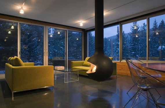 hiller residence 2 Modern Mountain Chalet in Colorado   Winter Wonderland by architect Michael P. Johnson