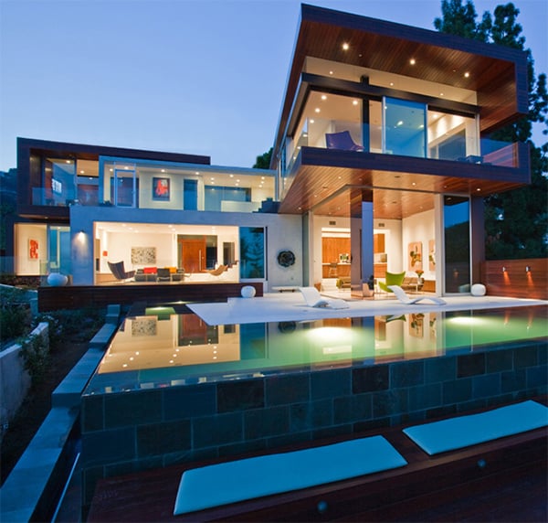 Hollywood Hills Contemporary Home – Sunset Plaza Villa