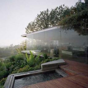 Glass Wall Home in the Hollywood Hills