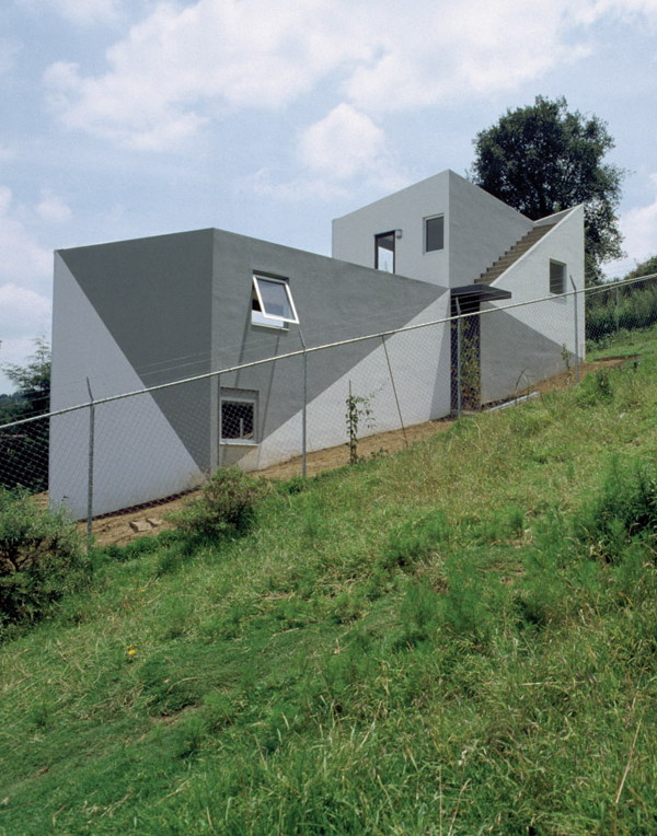 house on a slope 2