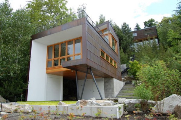 Modern Rustic Lake House on Mercer Island, Washington – imaging yourself standing there …