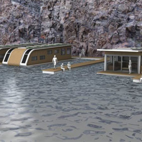 Eco-Friendly Mobile Floating Architecture – off the grid solar home
