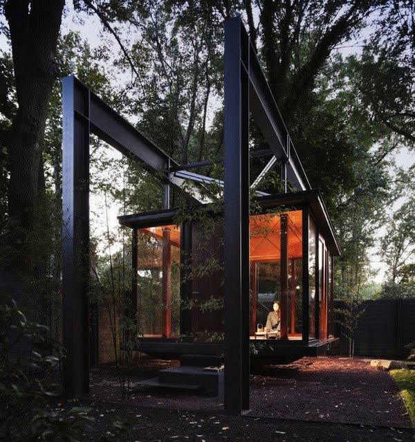 meditation house plans 1 Meditation House Plans: Floating Glass Home