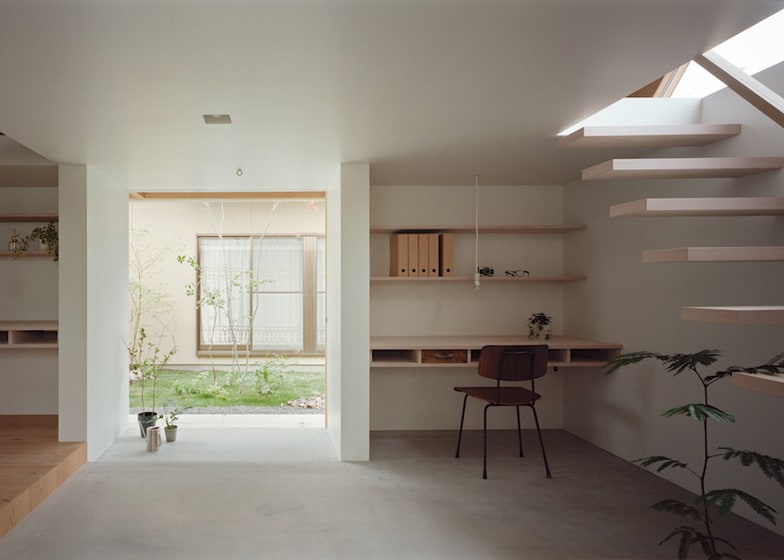 minimal extension adds chic usable space japanese home 9 stairs entrance