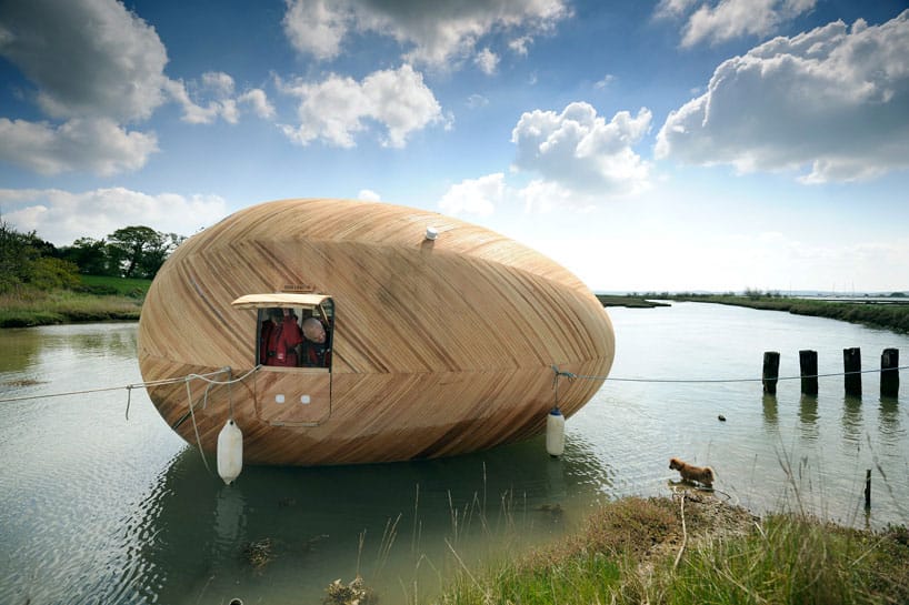 mobile aquatic home minimal living tied up