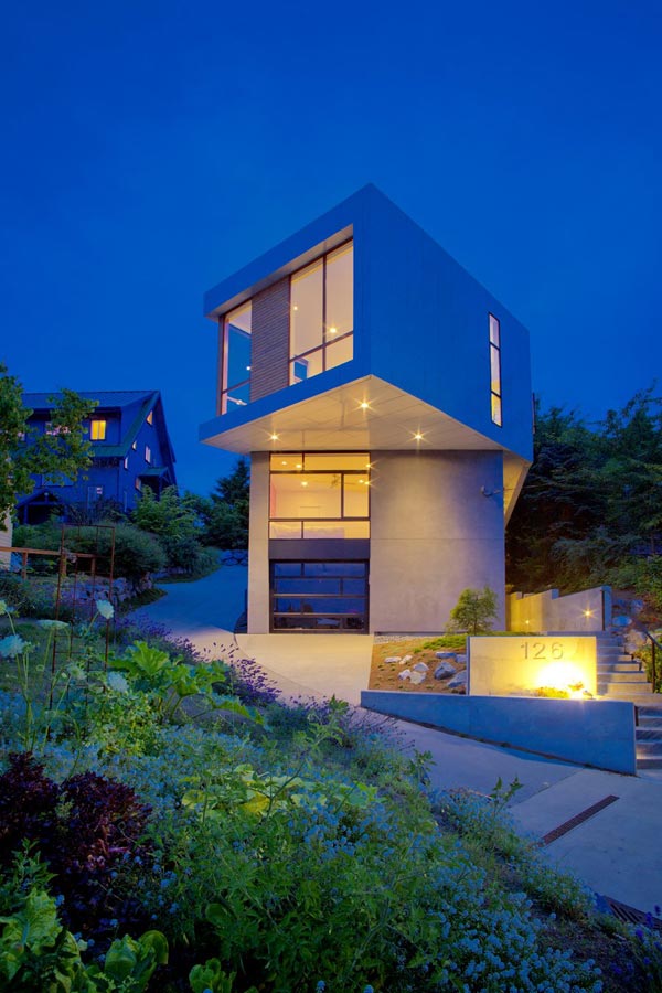modern geometric architecture urban seattle home 1 Modern Geometric Architecture – Urban Seattle Home