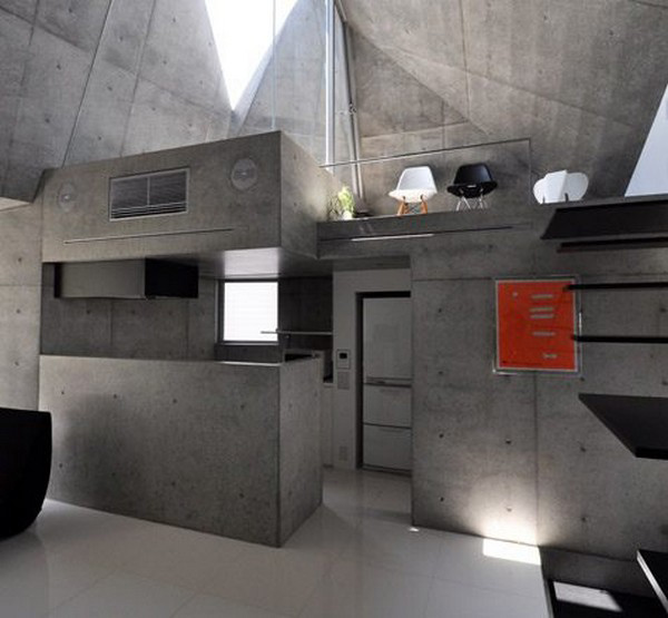 modern shape architecture japanese gallery house 2