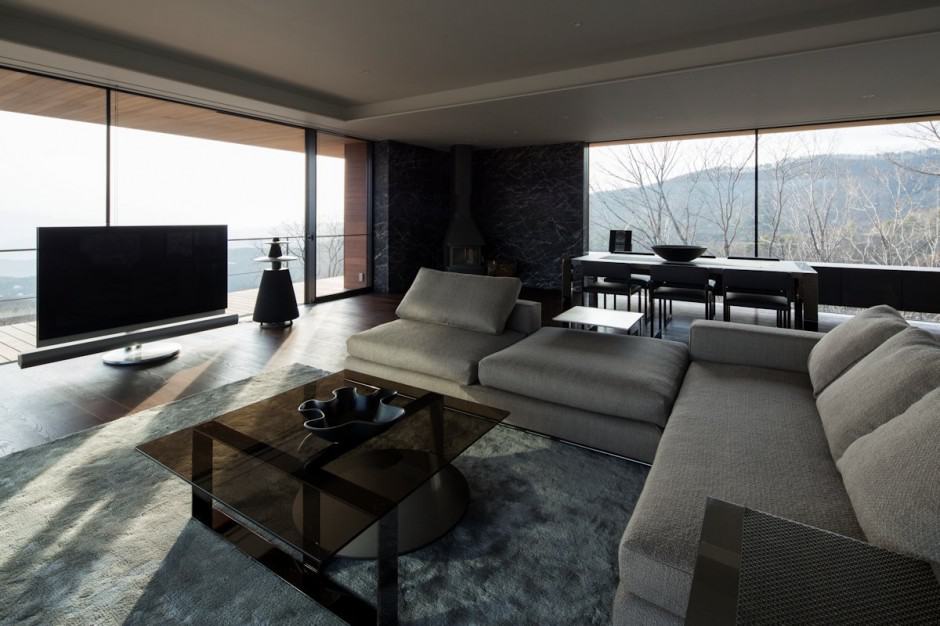 mountain home glass walls and terrace made for views 11