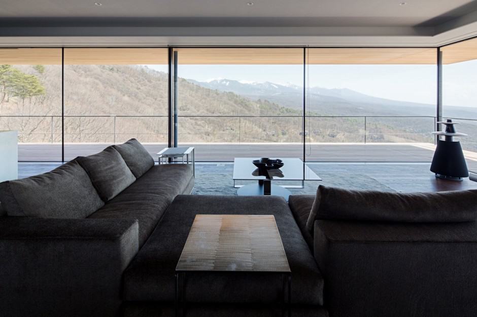 mountain home glass walls and terrace made for views 12