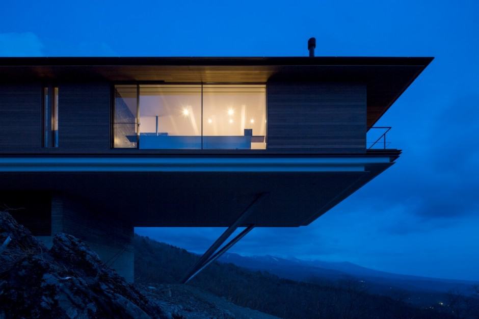 mountain home glass walls and terrace made for views 3