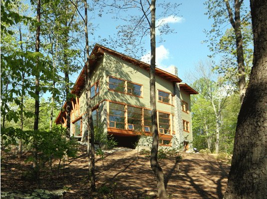 mountain house 2 Sustainable Cottage by Carter+Burton – Red Oak Mountain House