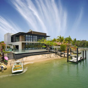 Modern Luxury Home on Australia Sunshine Coast by architect Frank Macchia