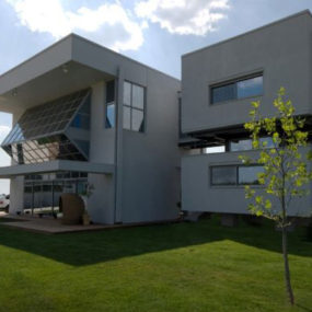Passive Solar House Design Overlooking Mount Olympus
