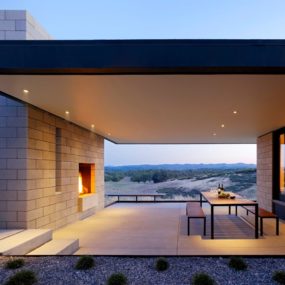 Passively Cooled House With Outdoor Living Spaces