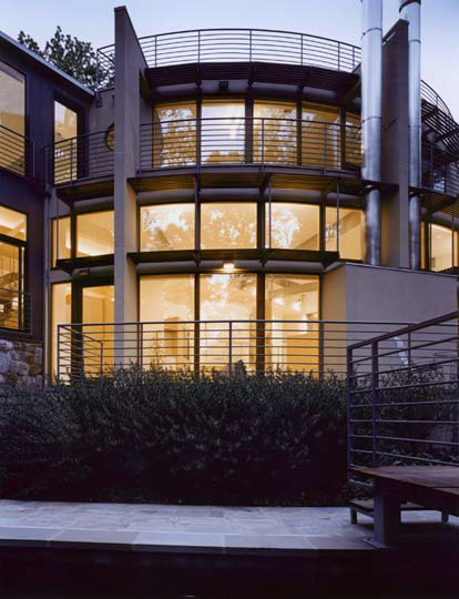 potomac house 1 Circular House Design in Maryland   the Contemporary Potomac by McInturff Architects
