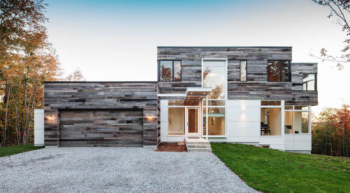 Reclaimed Wood Exteriors and Interiors House