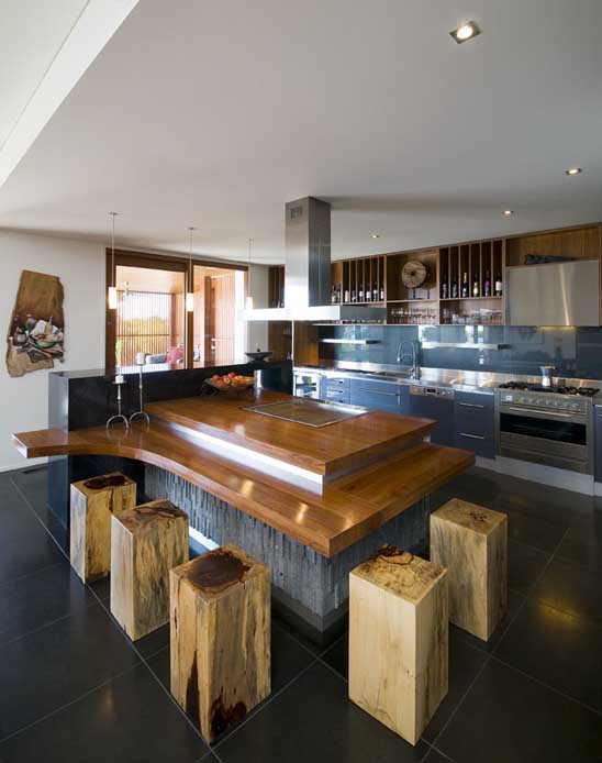 radial timber mt martha house 6 Modern House Design Built of Eco Friendly Radial Timber
