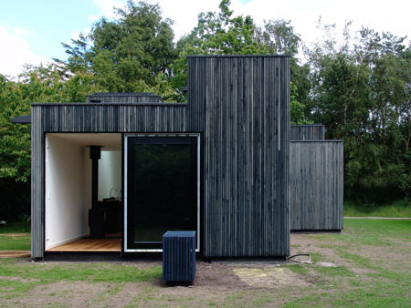 skybox house 3 Simple Small House Design in Denmark offers plenty of space and light