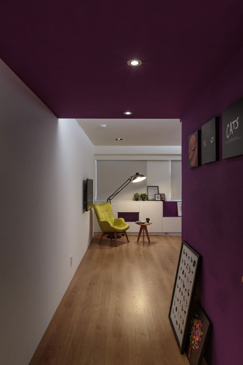 small urban apartment with synthetic saturated style 12