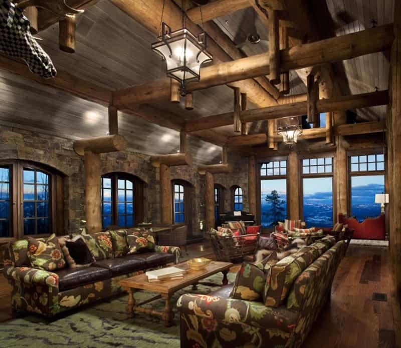 stone mountain chalet with elevator and ski room 6