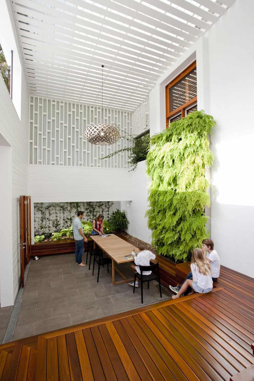 Stunningly Reinvented Australian Home Features Towering Indoor-Outdoor Courtyard