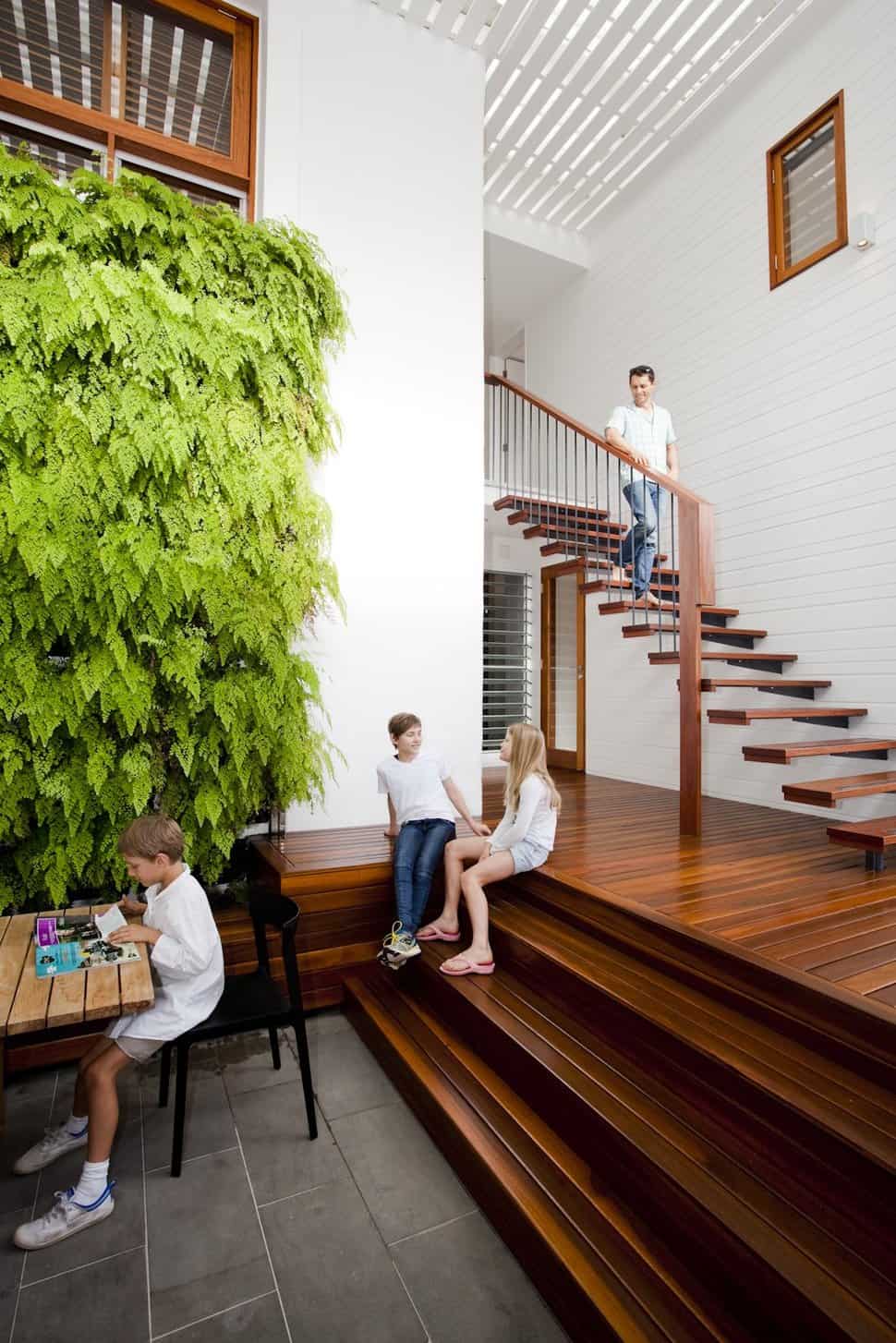 stunningly reinvented australian home features towering indoor outdoor courtyard 6