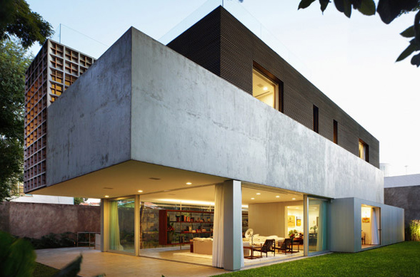sumare 8 Stylish Home Design in Sao Paulo, Brazil   a rooftop deck, a lap pool and a cool basement
