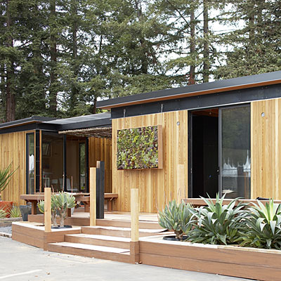 sustainable sunset cottage Modern Cottages   Sustainable Prefab Cottage Design on Display