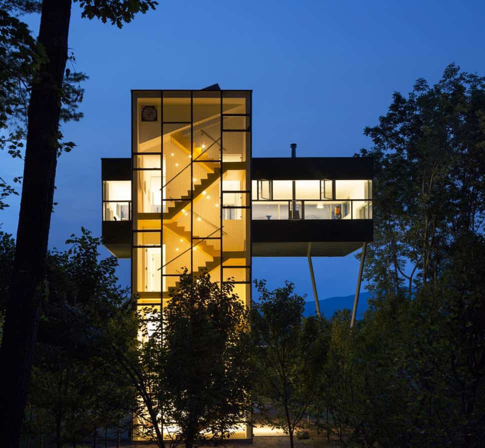 tower house boasts vertical layout accessed by luminous staircase 6