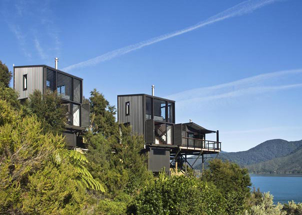 turn point lodge 2 Hillside Cottage Plan in New Zealand Embraces Serenity and Sustainability