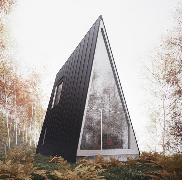 Vacation House Plans – A-Frame