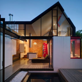 Modern Home Architecture At Its Best – If only neighbors knew what’s behind those old walls …