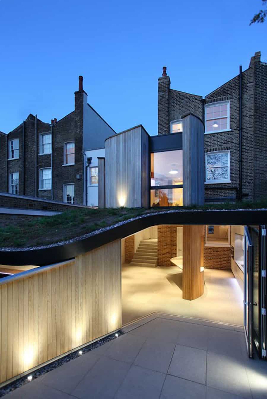 victorian home in london gets curvaceous bodacious extension