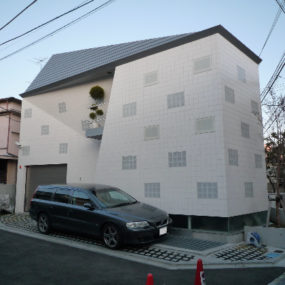 Modern Japanese House – cute ladybug design
