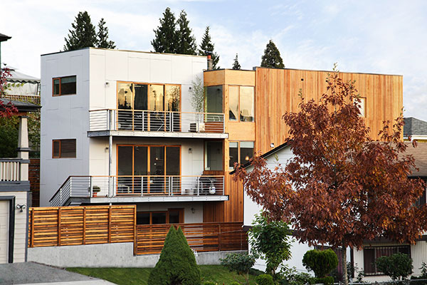 Exotic Wood Home in Seattle by Pb Elemental Architecture