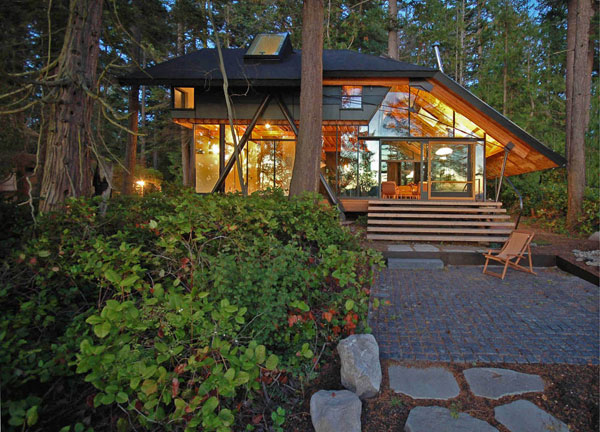 zero plus architecture forest cabin 1