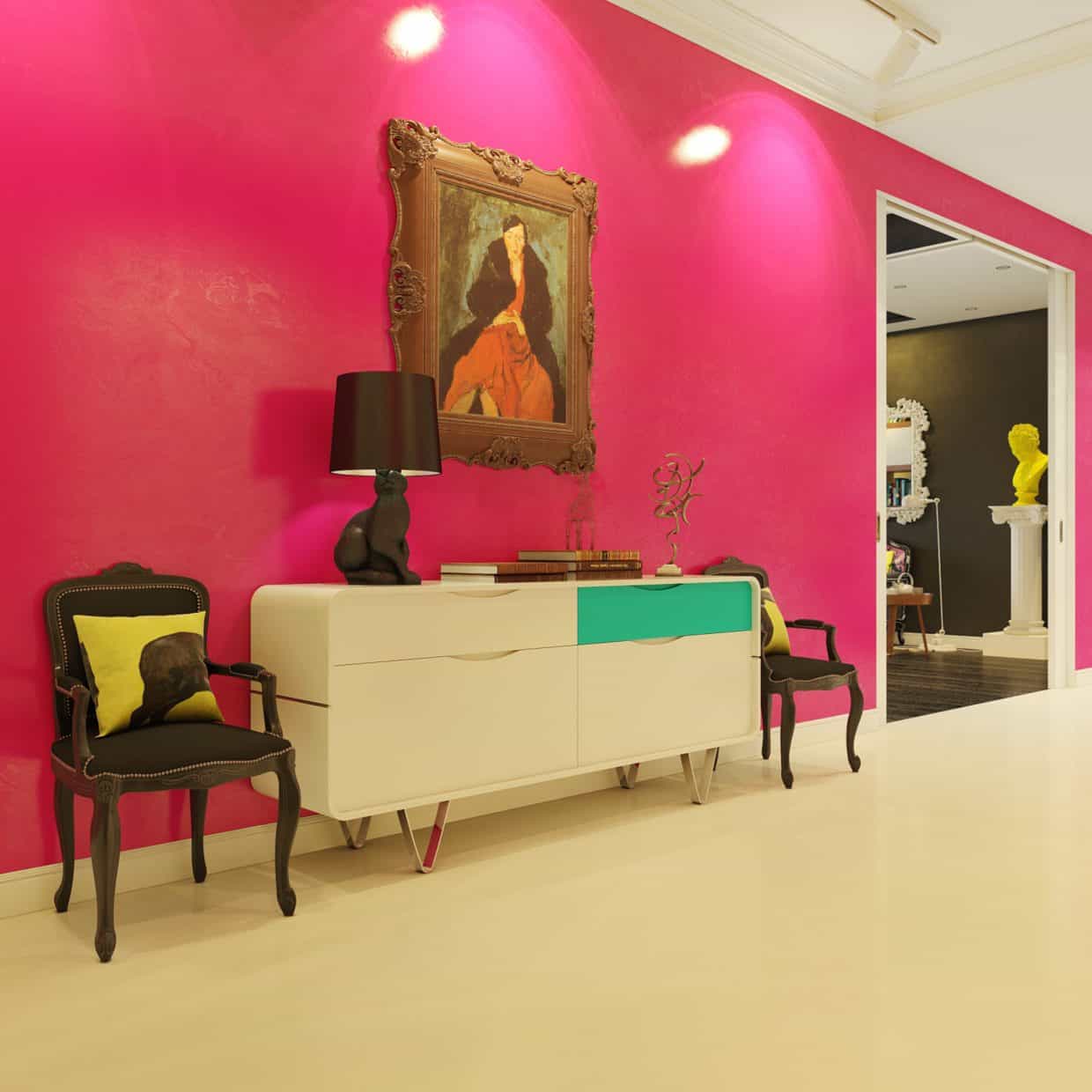 cacophony color remake home foyer furniture