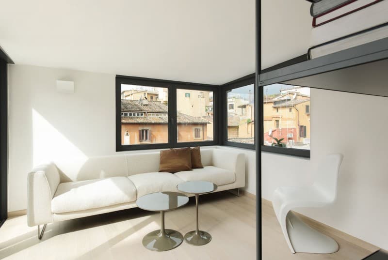 curvaceous penthouse apartment rome renovated perfection 8 living