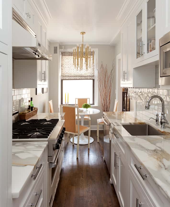 cozy manhattan apartment combines vintage flare modern touches 4 kitchen