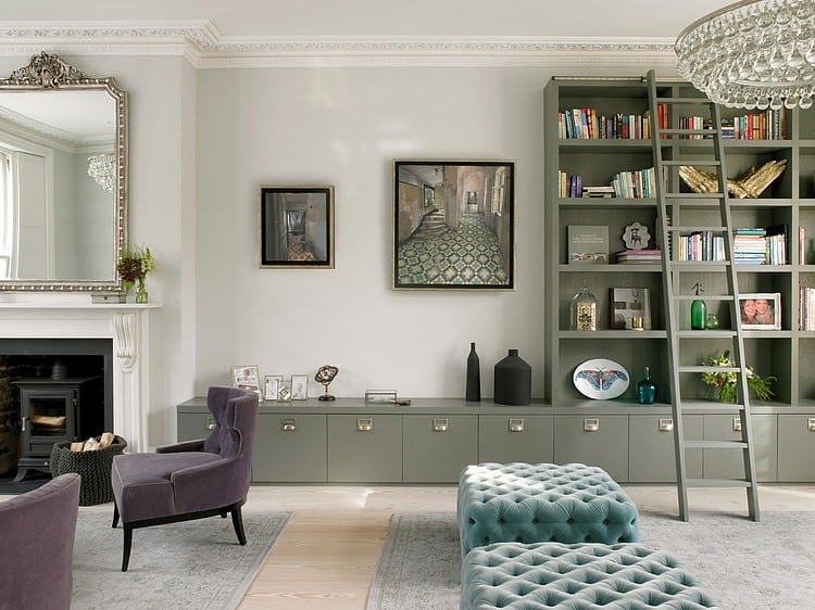 wimbledon residence layers multiple styles eclectic done right 13 library