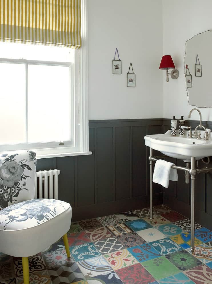 wimbledon residence layers multiple styles eclectic done right 19 powder room