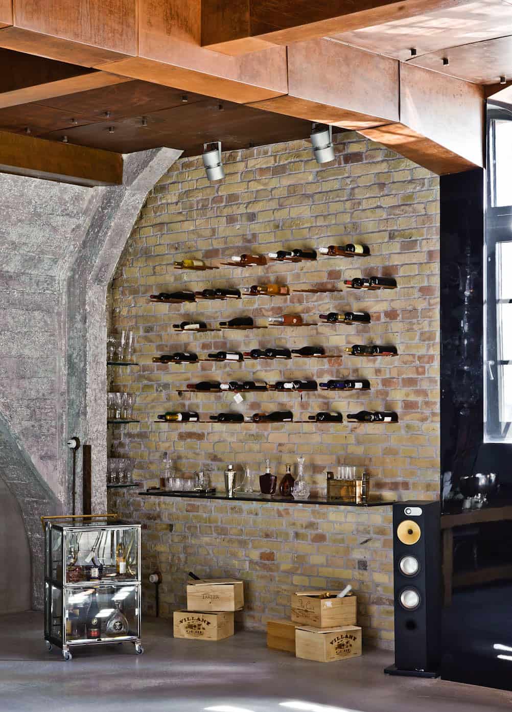 eclectic-loft-apartment-budapest-shay-sabag-11-wine-wall.jpg